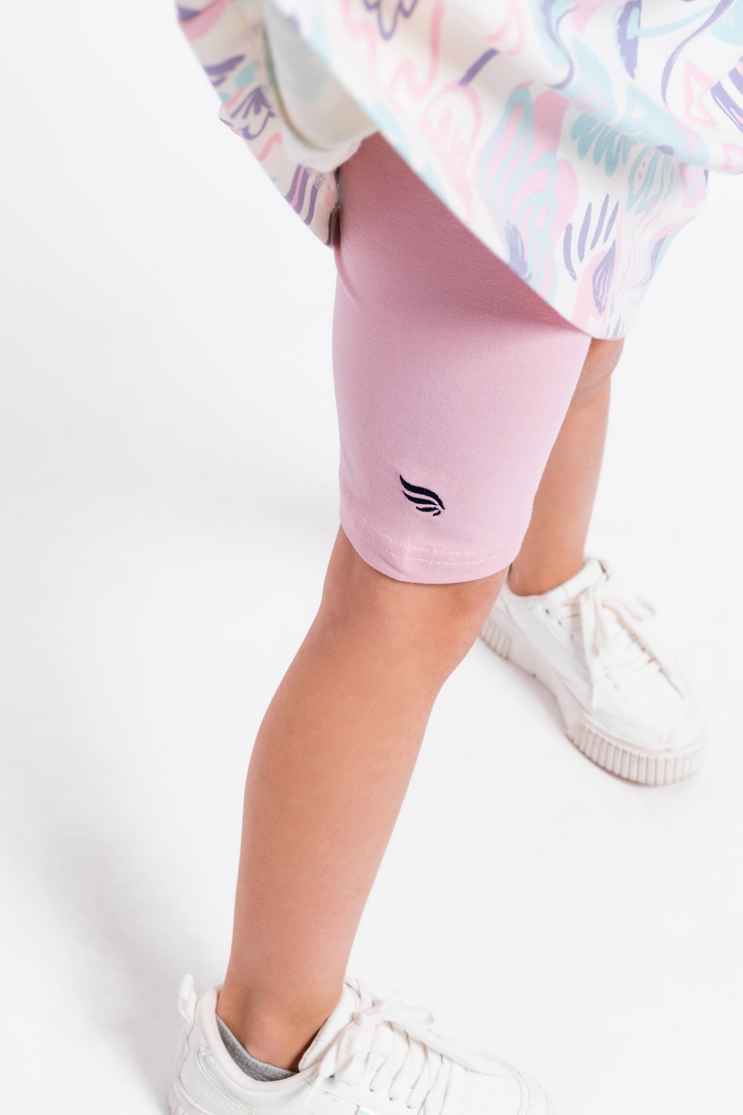 Solid Bike Shorts - Pink