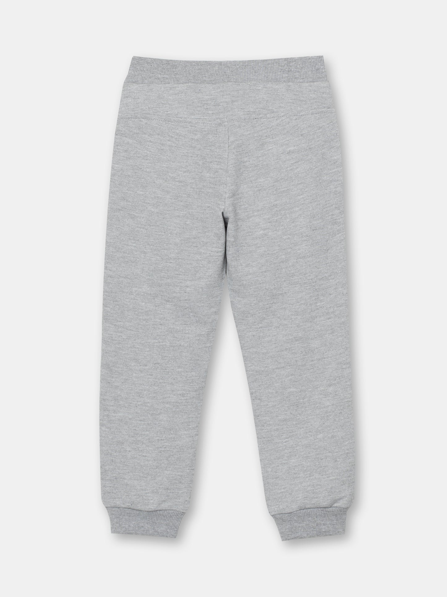 Boys Grey French Terry Pants with Pockets