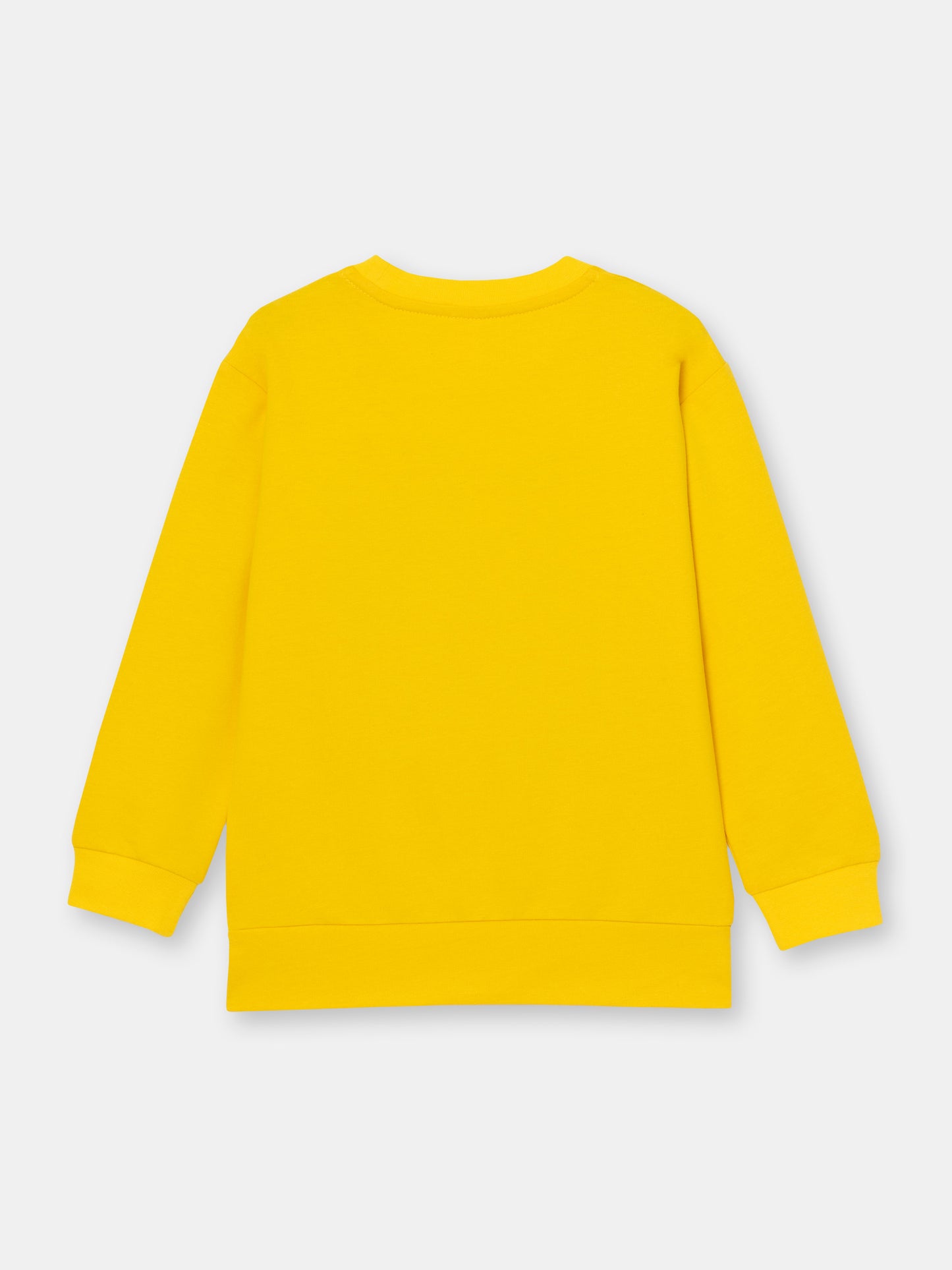 Boys Yellow Sweatshirt with Kung Fu Tiger Print