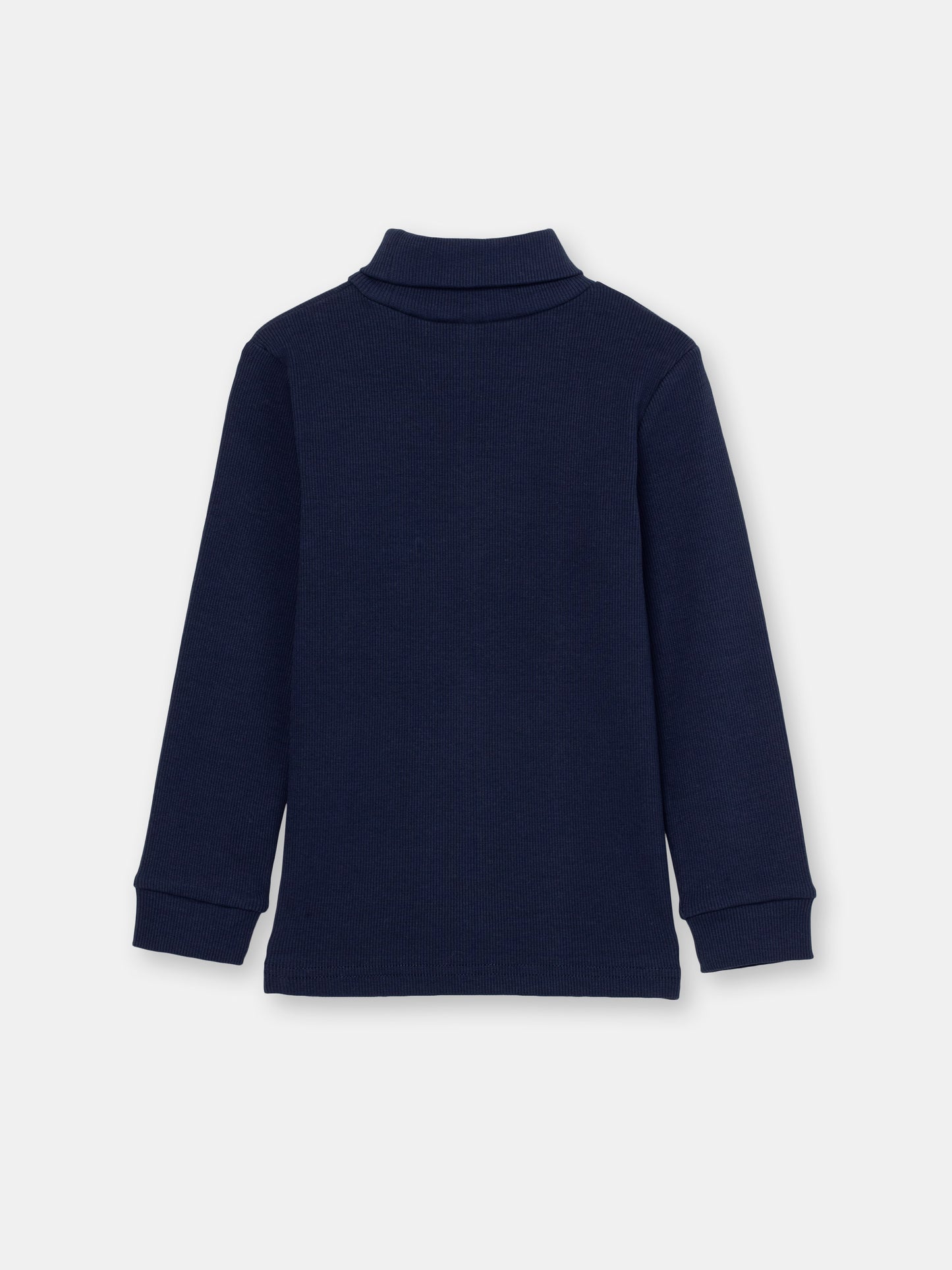 Boys Dark Blue Turtleneck with Explore Print