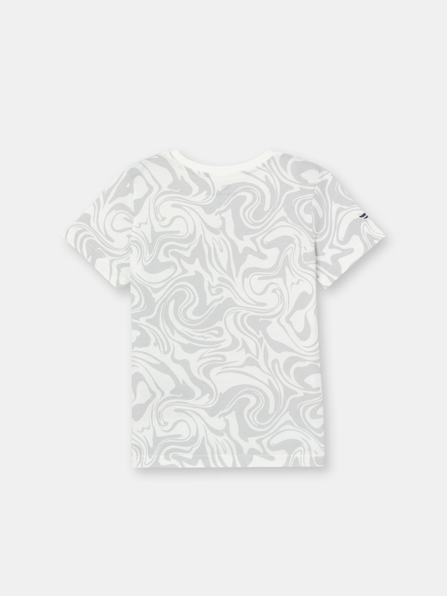 Short Sleeve T-Shirt in (Galaxy) Pattern - White