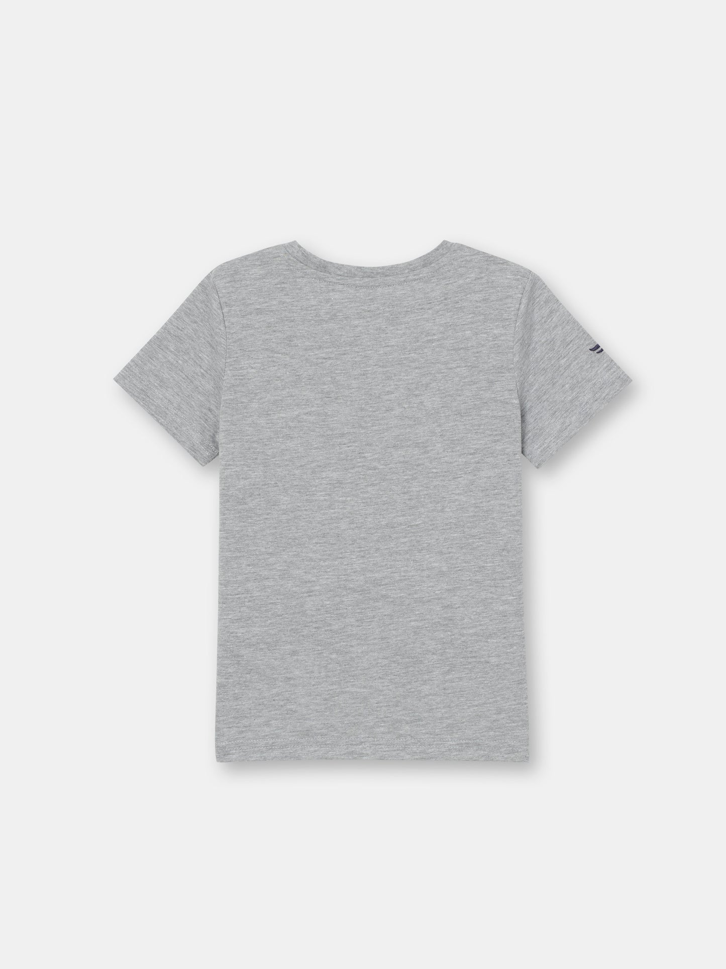 Short Sleeve T-Shirt with (Spaceship) Graphic - Grey