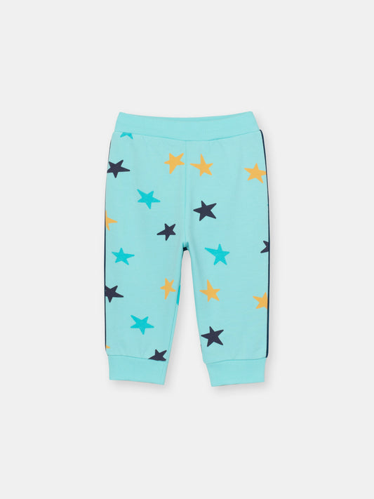 Newborn Baby Boys Atlantis Pants with Stars Print